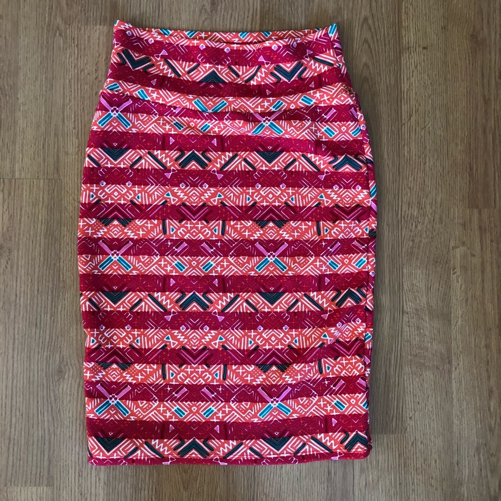 LuLaRoe print skirt